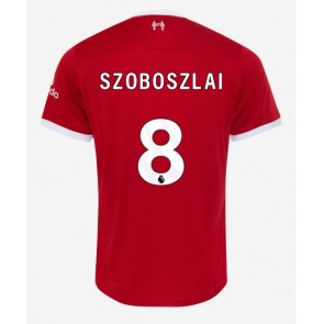 Lacne Muži Futbalové dres Liverpool Szoboszlai Dominik #8 2023-24 Krátky Rukáv - Domáci